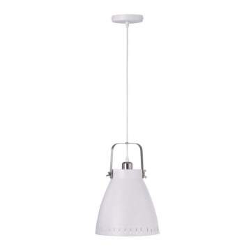 Leuchten Direkt 11059-16 - Пендел EVA 1xE27/60W/230V Ø 21,5 см бял
