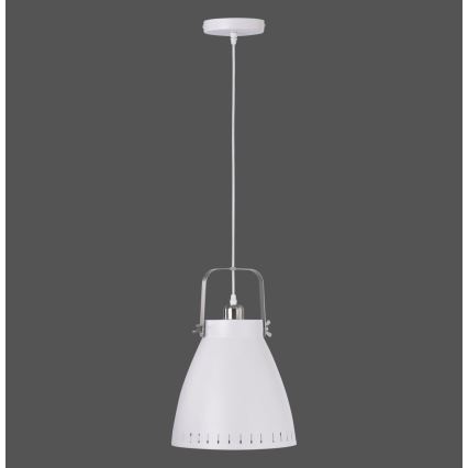 Leuchten Direkt 11059-16 - Пендел EVA 1xE27/60W/230V Ø 21,5 см бял