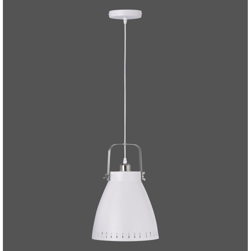 Leuchten Direkt 11059-16 - Пендел EVA 1xE27/60W/230V Ø 21,5 см бял