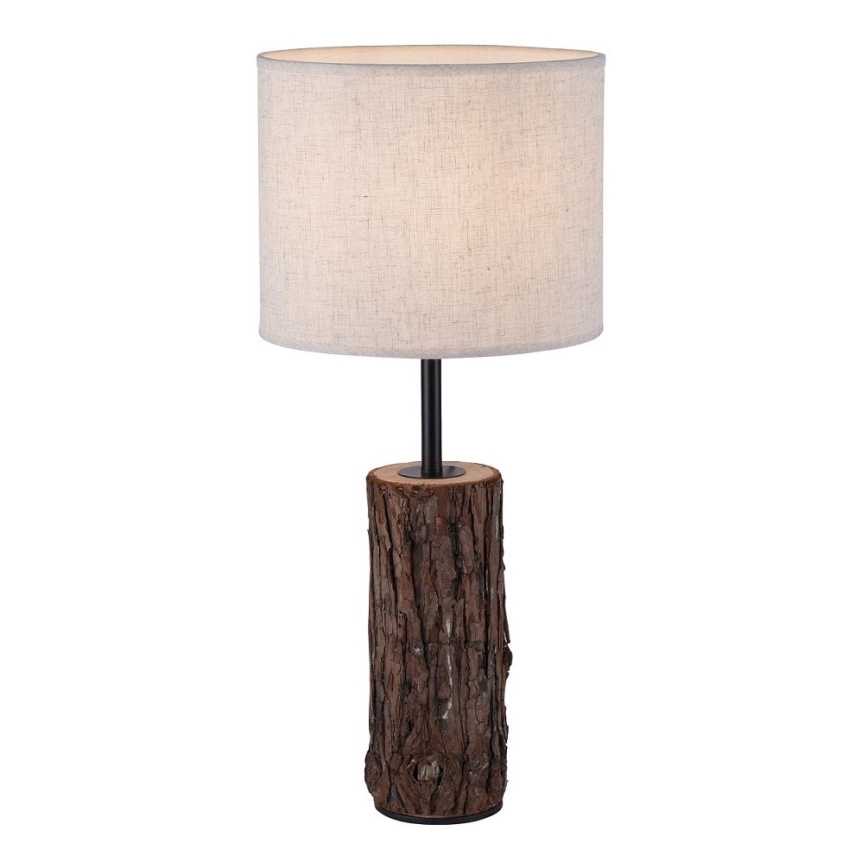 Leuchten Direkt 11233-79 - Настолна лампа BARK 1xE27/40W/230V дървена