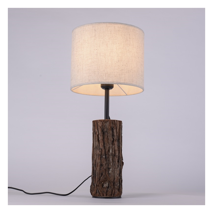 Leuchten Direkt 11233-79 - Настолна лампа BARK 1xE27/40W/230V дървена