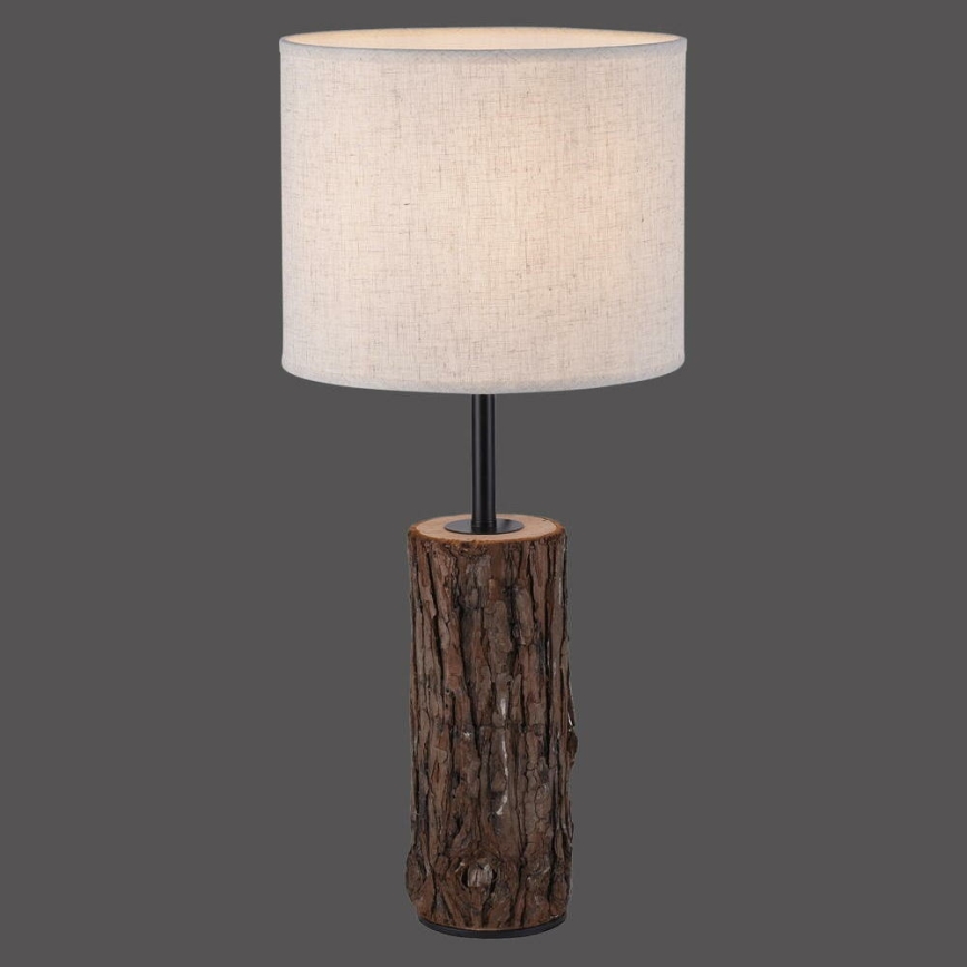 Leuchten Direkt 11233-79 - Настолна лампа BARK 1xE27/40W/230V дървена