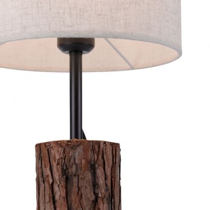 Leuchten Direkt 11233-79 - Настолна лампа BARK 1xE27/40W/230V дървена