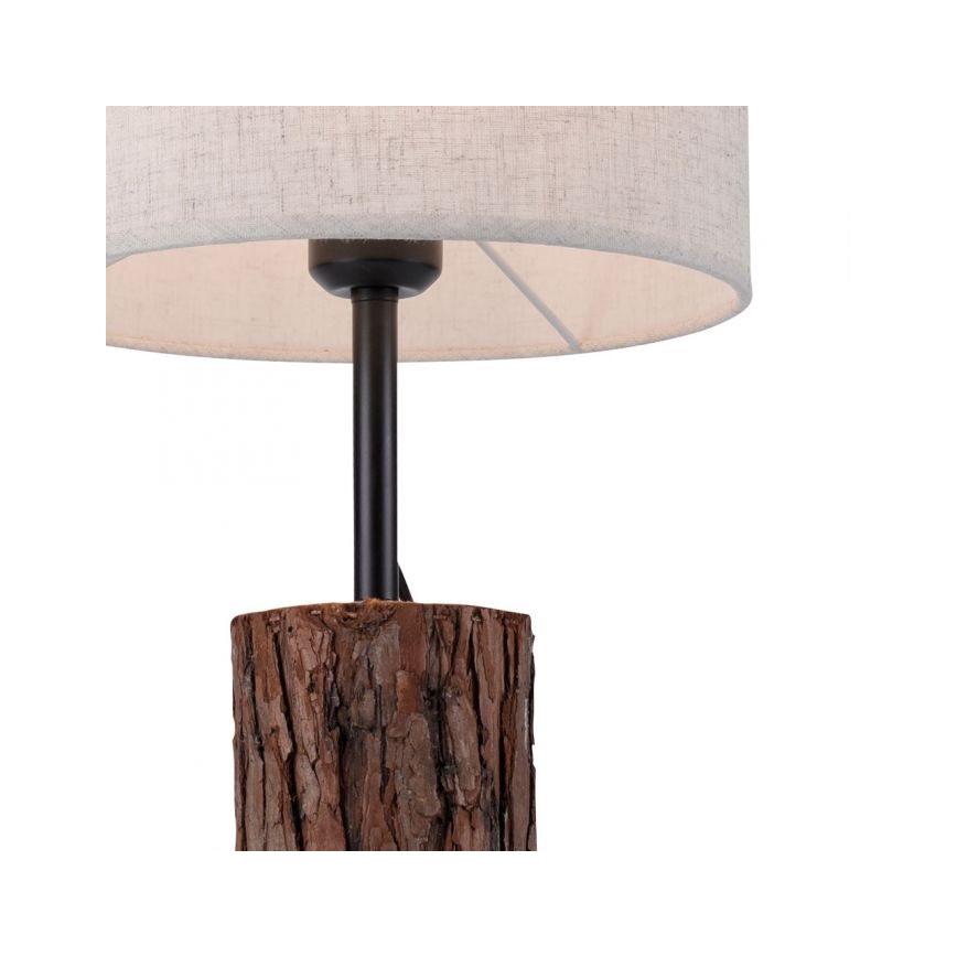 Leuchten Direkt 11233-79 - Настолна лампа BARK 1xE27/40W/230V дървена