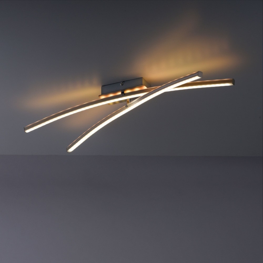Leuchten Direkt 11255-55 - LED RGB Димируем повърхностен полилей ALINA 2xLED/8,1W/230V 2700-5000K + дистанционно