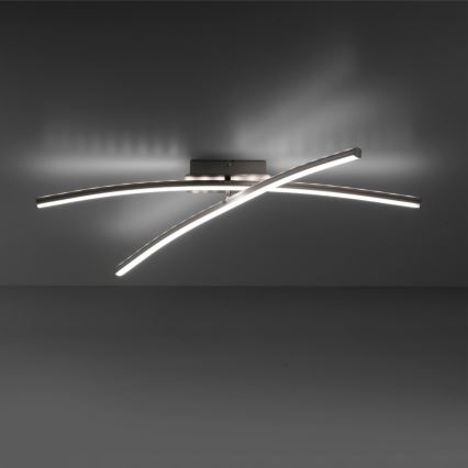 Leuchten Direkt 11255-55 - LED RGB Димируем повърхностен полилей ALINA 2xLED/8,1W/230V 2700-5000K + дистанционно
