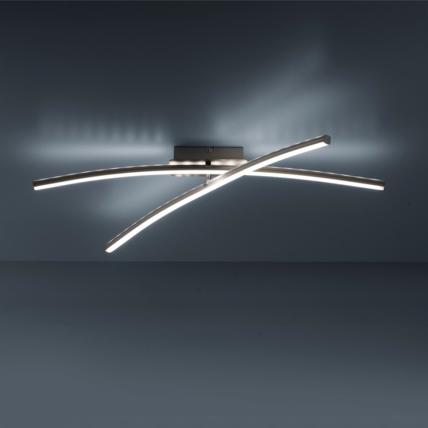Leuchten Direkt 11255-55 - LED RGB Димируем повърхностен полилей ALINA 2xLED/8,1W/230V 2700-5000K + дистанционно