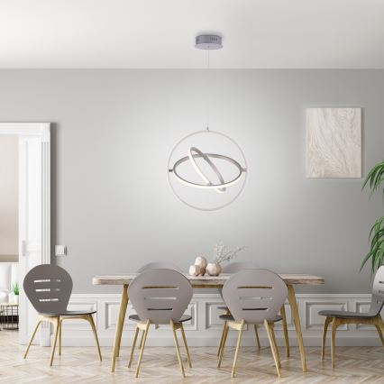 Leuchten Direkt 11260-55 - LED полируем кабел JELLA 3xLED / 28W / 230V