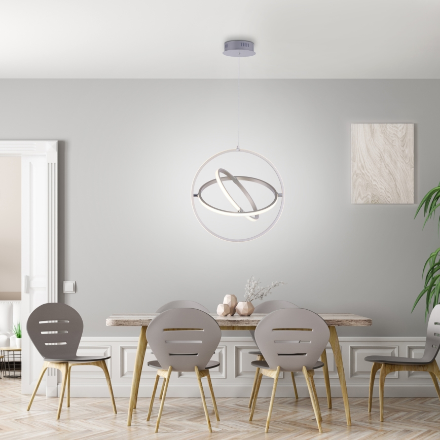 Leuchten Direkt 11260-55 - LED полируем кабел JELLA 3xLED / 28W / 230V