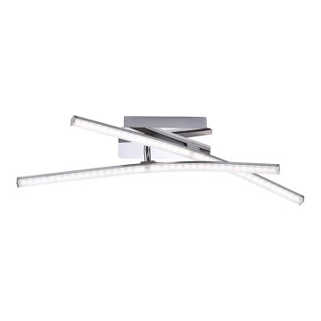 Leuchten Direkt 11270-55 - LED Повърхностен полилей SIMON 2xLED/5W/230V матов хром