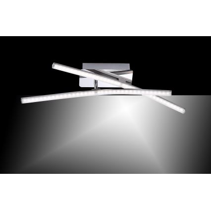 Leuchten Direkt 11270-55 - LED Повърхностен полилей SIMON 2xLED/5W/230V матов хром