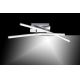 Leuchten Direkt 11270-55 - LED Повърхностен полилей SIMON 2xLED/5W/230V матов хром