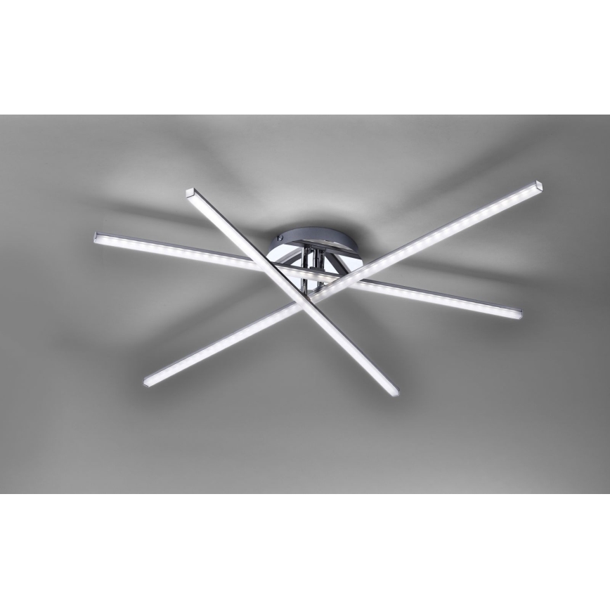 Leuchten Direkt 11274-55 - LED Повърхностен полилей SIMON 3xLED/8W/230V матов хром