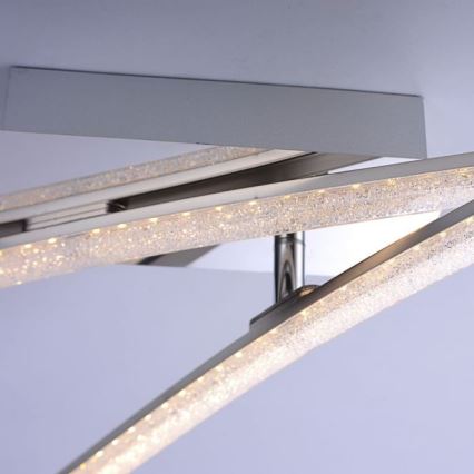 Leuchten Direkt 11290-17 - LED Повърхностен полилей SIMON 2xLED/5W/230V лъскав хром