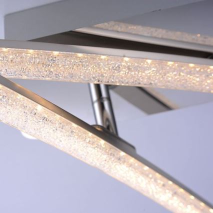 Leuchten Direkt 11290-17 - LED Повърхностен полилей SIMON 2xLED/5W/230V лъскав хром