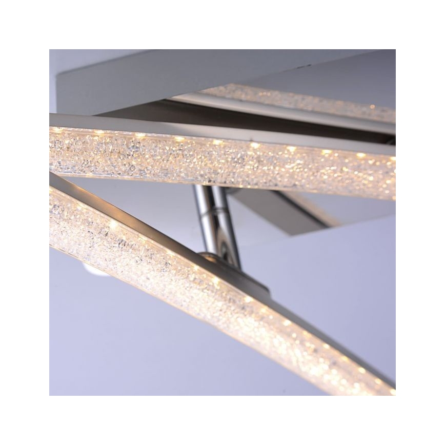 Leuchten Direkt 11290-17 - LED Повърхностен полилей SIMON 2xLED/5W/230V лъскав хром