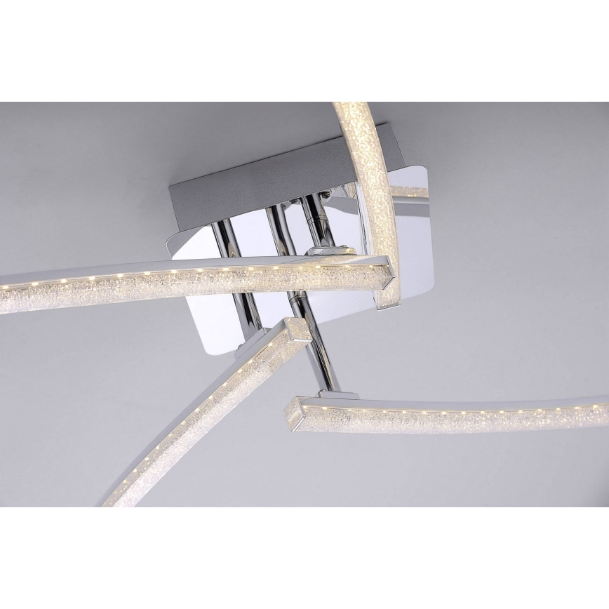 Leuchten Direkt 11291-17 - LED Повърхностен полилей SIMON 4xLED/3W/230V лъскав хром