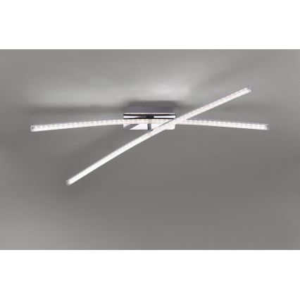 Leuchten Direkt 11292-17 - LED Повърхностен полилей SIMON 2xLED/8W/230V лъскав хром