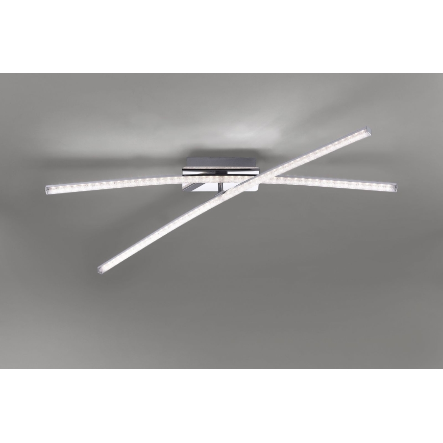 Leuchten Direkt 11292-17 - LED Повърхностен полилей SIMON 2xLED/8W/230V лъскав хром