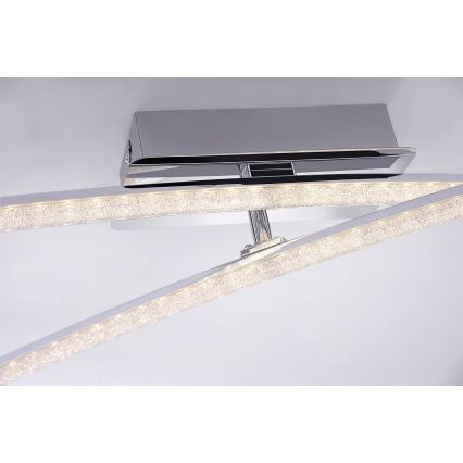 Leuchten Direkt 11292-17 - LED Повърхностен полилей SIMON 2xLED/8W/230V лъскав хром