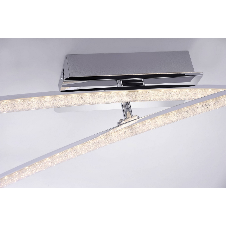 Leuchten Direkt 11292-17 - LED Повърхностен полилей SIMON 2xLED/8W/230V лъскав хром