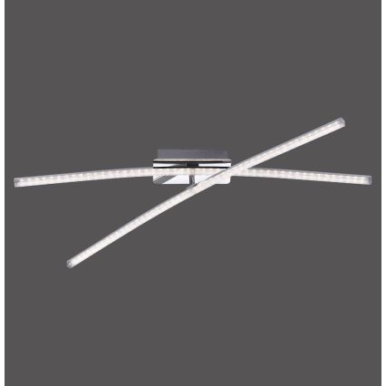 Leuchten Direkt 11292-17 - LED Повърхностен полилей SIMON 2xLED/8W/230V лъскав хром