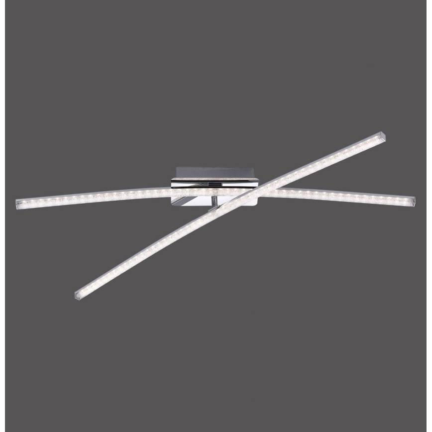 Leuchten Direkt 11292-17 - LED Повърхностен полилей SIMON 2xLED/8W/230V лъскав хром
