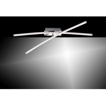 Leuchten Direkt 11292-17 - LED Повърхностен полилей SIMON 2xLED/8W/230V лъскав хром