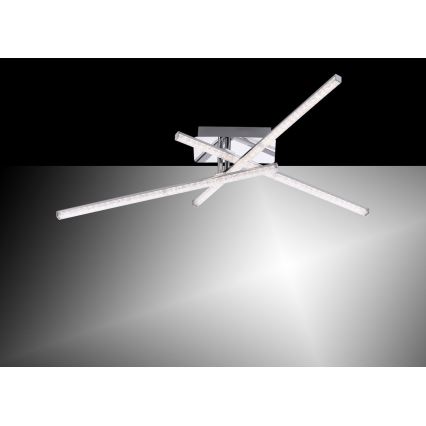 Leuchten Direkt 11293-17 - LED Повърхностен полилей SIMON 3xLED/5W/230V лъскав хром