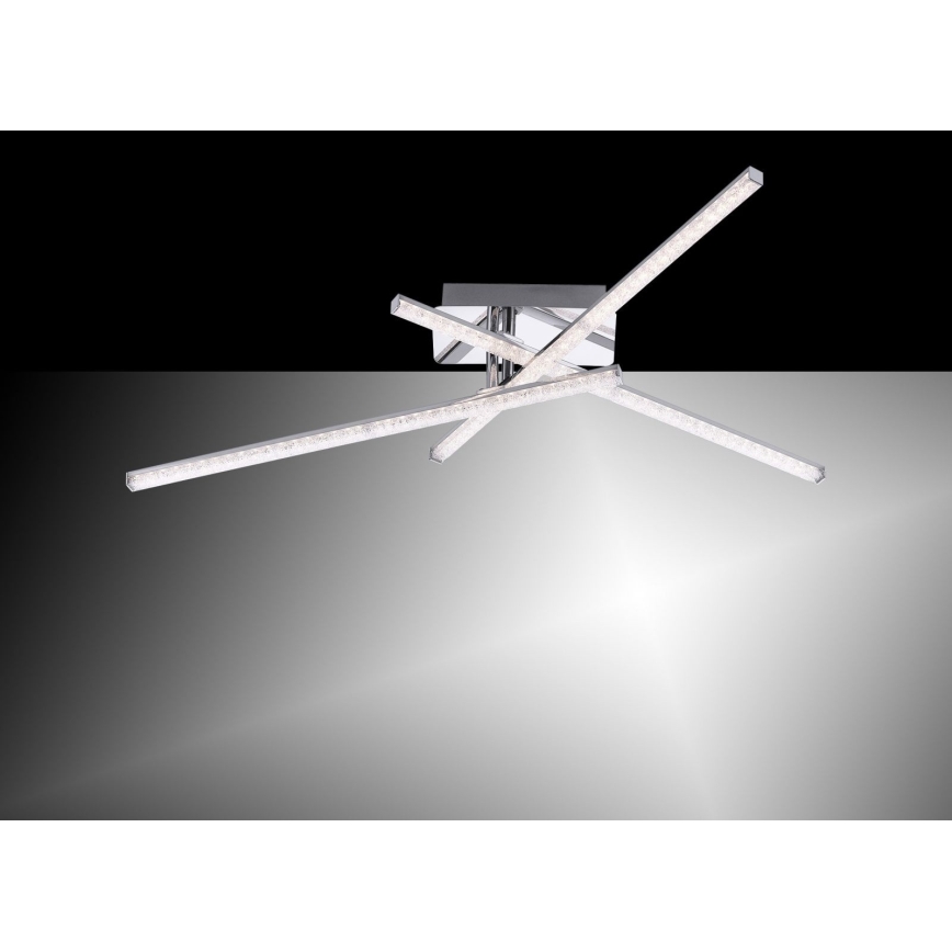 Leuchten Direkt 11293-17 - LED Повърхностен полилей SIMON 3xLED/5W/230V лъскав хром