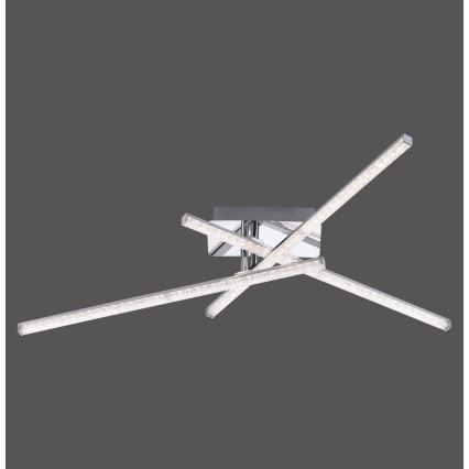 Leuchten Direkt 11293-17 - LED Повърхностен полилей SIMON 3xLED/5W/230V лъскав хром