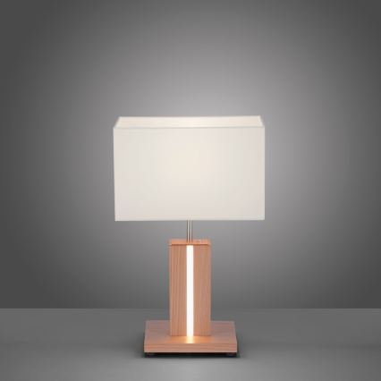 Leuchten Direkt 11421-78 - LED Димируема настолна лампа AMANDA 1xE27/40W/230V + 1xLED/5W