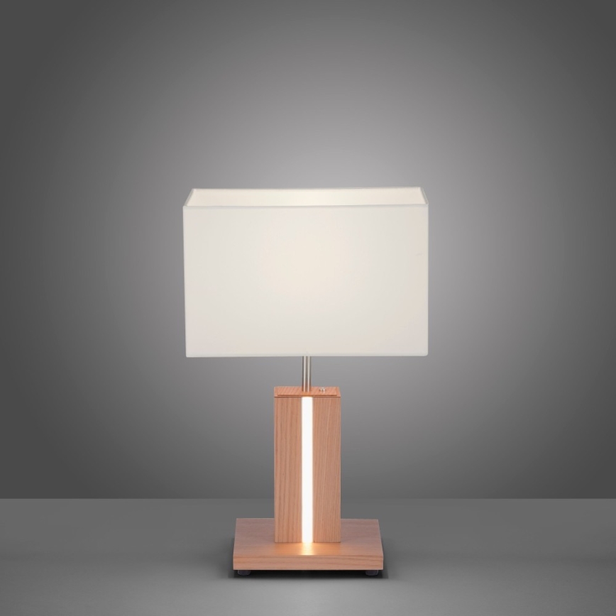 Leuchten Direkt 11421-78 - LED Димируема настолна лампа AMANDA 1xE27/40W/230V + 1xLED/5W