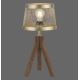 Leuchten Direkt 11423-60 - Настолна лампа FREDERIK 1xE27/60W/230V манго