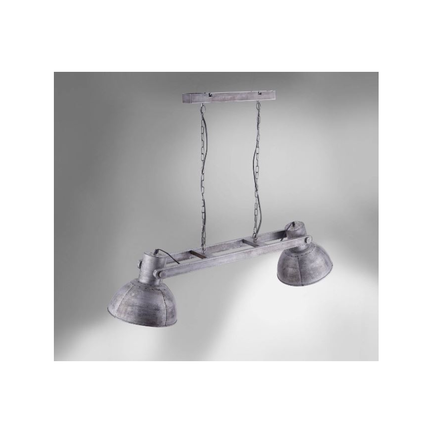 Leuchten Direkt 11483-77 - Висящ полилей SAMIA 2xE27/25W/230V