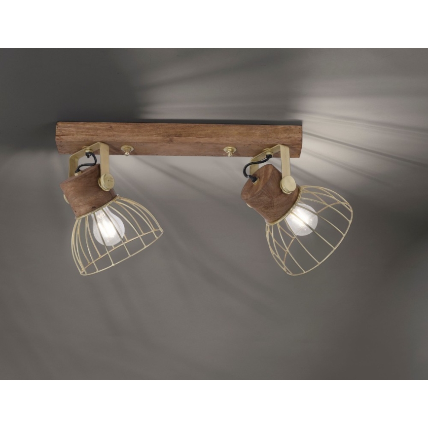 Leuchten Direkt 11487-60 - Спот ALAMI 2xE27/25W/230V манго