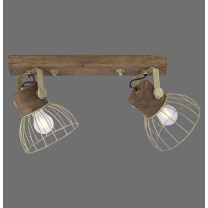 Leuchten Direkt 11487-60 - Спот ALAMI 2xE27/25W/230V манго