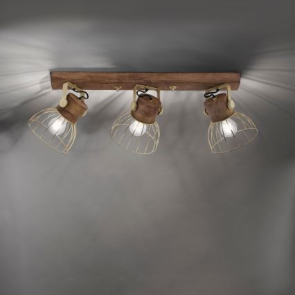 Leuchten Direkt 11488-60 - Спот ALAMI 3xE27/25W/230V манго