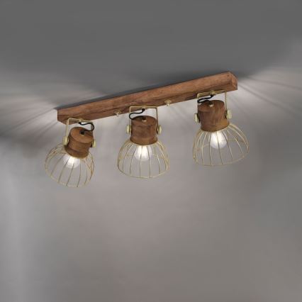 Leuchten Direkt 11488-60 - Спот ALAMI 3xE27/25W/230V манго