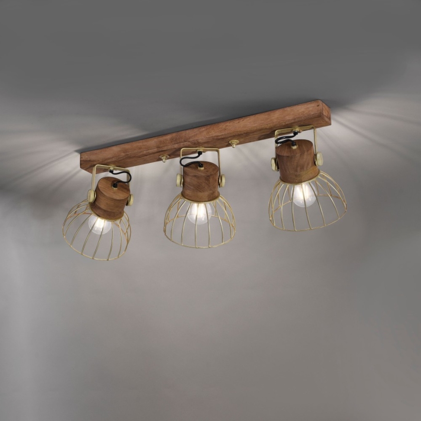 Leuchten Direkt 11488-60 - Спот ALAMI 3xE27/25W/230V манго