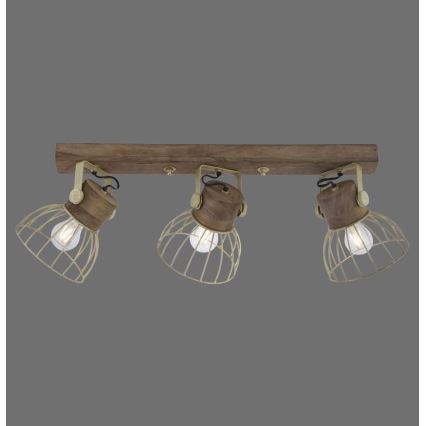 Leuchten Direkt 11488-60 - Спот ALAMI 3xE27/25W/230V манго
