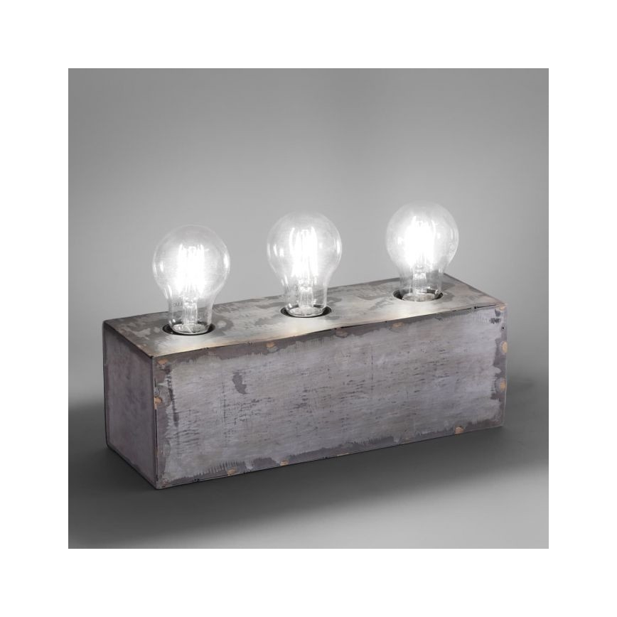 Leuchten Direkt 11498-77 - Настолна лампа SAMIA 3xE27/25W/230V