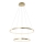 Leuchten Direkt 11525-12 -LED Полилей на верижка CIRCLE 1xLED/18,5W/230V + LED/23,5W