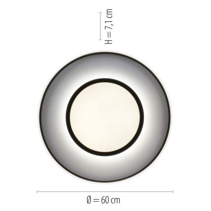 Leuchten Direkt 11627-18 - LED RGB Димируема лампа ARENDA LED/31W/230V 2700-5000K + дистанционно