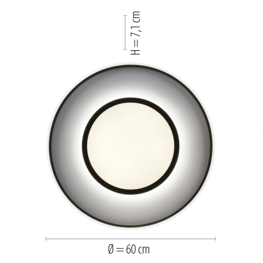 Leuchten Direkt 11627-18 - LED RGB Димируема лампа ARENDA LED/31W/230V 2700-5000K + дистанционно