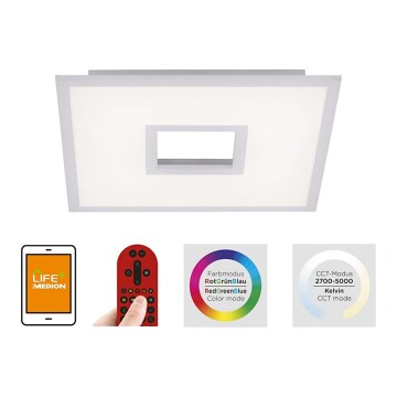 Leuchten Direkt 11645-16 - LED RGB Димируем плафон RECESS LED/22,5W/230V + LED/5W + дистанционно управление