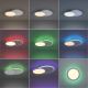 Leuchten Direkt 11662-16 - LED RGB Димируем плафон ARENDA LED/21W/230V + дистанционно управление
