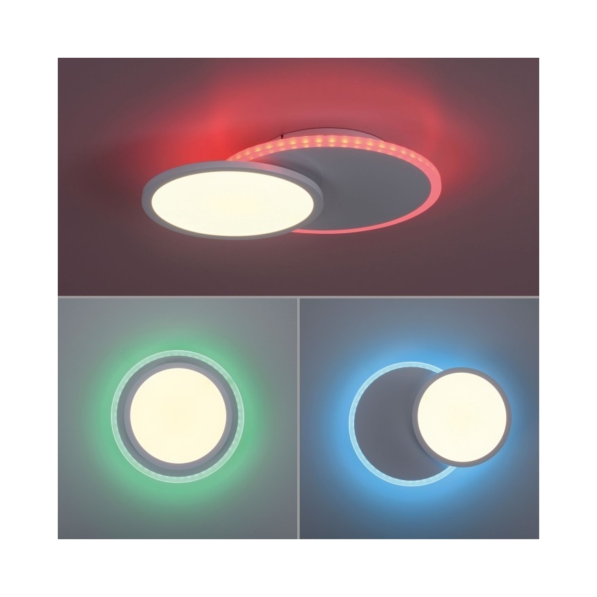Leuchten Direkt 11662-16 - LED RGB Димируем плафон ARENDA LED/21W/230V + дистанционно управление