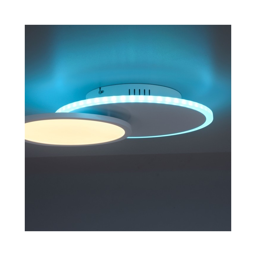 Leuchten Direkt 11662-16 - LED RGB Димируем плафон ARENDA LED/21W/230V + дистанционно управление