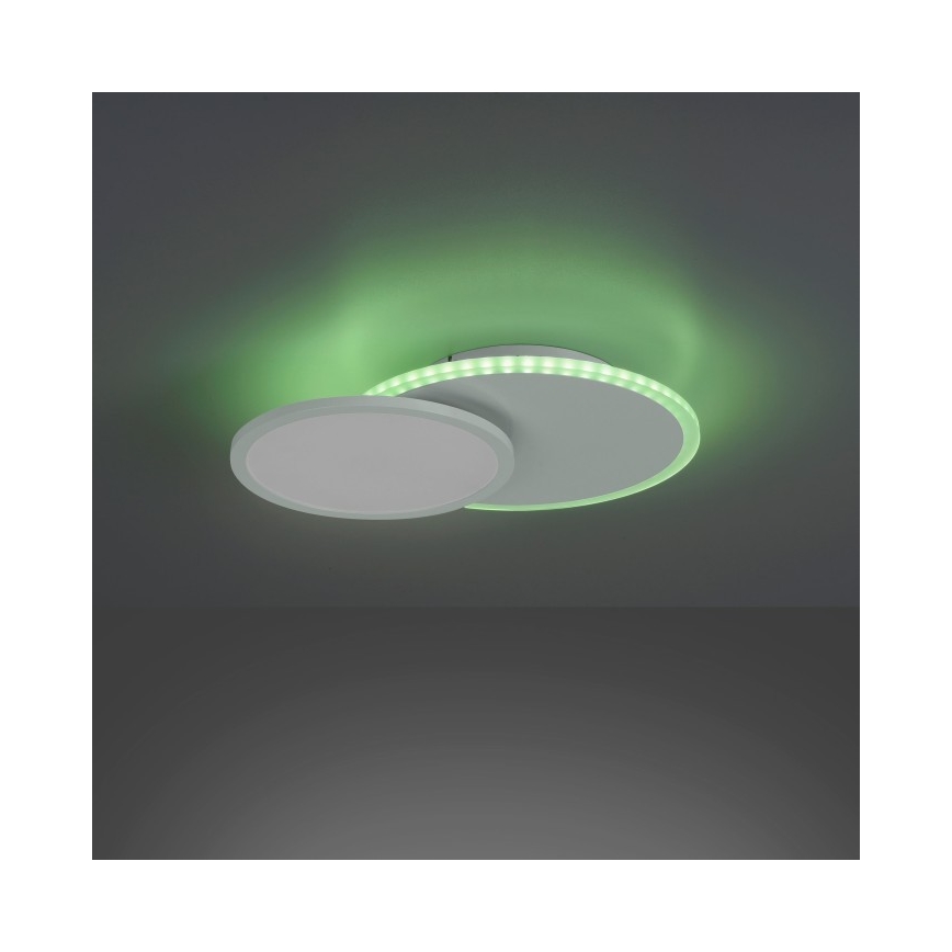Leuchten Direkt 11662-16 - LED RGB Димируем плафон ARENDA LED/21W/230V + дистанционно управление